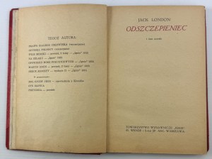LONDON Jack - Odszczepieniec - Warsaw 1924