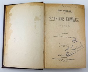JEŻ Teodor Tomasz - Szandor Kowacz - Warszawa 1898