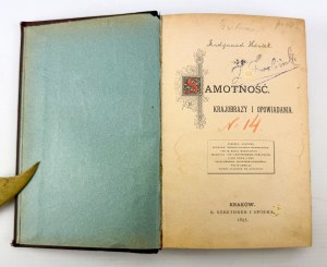 HOESICK Ferdinand - Solitude. Landscapes and short stories - Krakow 1895