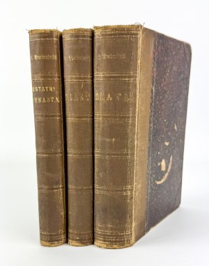 KRECHOWIECKI Adam - Na trůn. Historický román ze sedmnáctého století. - Petrohrad 1898 [kompletní vydání ve III. díle].
