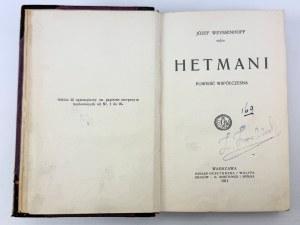 WEYSSENHOFF Józef - Hetmani - Warsaw 1911