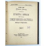 JUNOSZA Klemens - Żywoty i sprawy imć Pana Symchy Borucha Kaltkugla - Varsovie 1899
