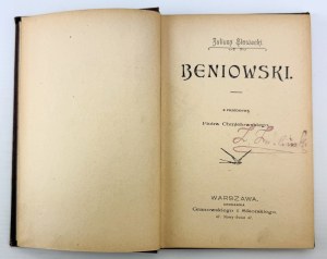 SŁOWACKI Juliusz - Beniowski - Warszawa 1898