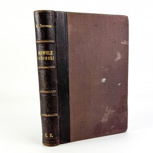 JUNOSZA Klemens - Nowele i obrazki - Warsaw 1899