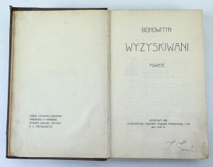 NIEDŹWIECKA Zofia - Wyzyskiwani - Warsaw 1903