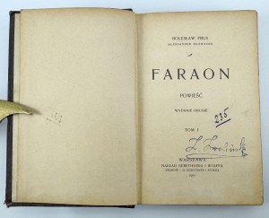 PRUS Boleslav - Faraon - Varšava 1901 [druhé vydání].