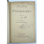 POTOCKA Anna - Pamiętniki - Warszawa 1893 [wydanie pierwsze]