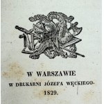 KOŚMIŃSKI Antoni - Dobiesławski, powieść narodowa z czasów Jana III - Warszawa 1829 [bardzo rzadkie, portret króla]