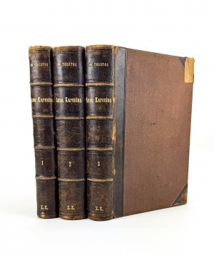 TOLSTOJ Leon - Anna Karenina - Krakow 1898 [first edition, Vol. 1].