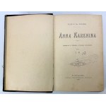TOLSTOJ Leon - Anna Karenina - Krakow 1898 [first edition, complete].