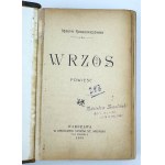 RODZIEWICZÓWNA Marya - Wrzos - Warszawa 1903 [wydanie pierwsze]