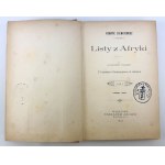 SIENKIEWICZ Henryk - Letters from Africa - Warsaw 1893 [first edition].