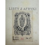 SIENKIEWICZ Henryk - Listy z Afryki - Warszawa 1893 [wydanie pierwsze]
