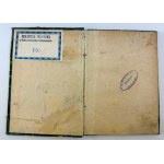 MILOWICZ Wanda - Szkice - Kraków 1909 [pieczęć 3 Pułku Strzelców Podhalańskich]
