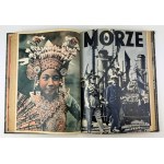 MORZE - Organ Ligi Morskiej i Kolonialnej - Warszawa 1935 [pełny rocznik, śmierć Piłsudskiego]
