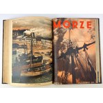 MORZE - Organ Ligi Morskiej i Kolonialnej - Warszawa 1937 [pełny rocznik]