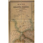Barcz P. - Mapa dziesięciu guberni Królestwa Polskiego - Warszawa 1901 [drogi żelazne, bite i zwyczajne]