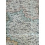 Barcz P. - Mapa dziesięciu guberni Królestwa Polskiego - Warszawa 1901 [drogi żelazne, bite i zwyczajne]