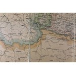 Barcz P. - Mapa dziesięciu guberni Królestwa Polskiego - Warszawa 1901 [drogi żelazne, bite i zwyczajne]