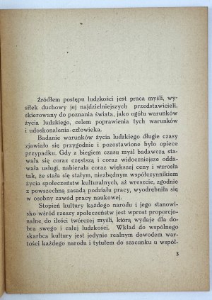 BUJAK Franciszek - What Poland loses as a result of insufficient practice of science - Warsaw 1927