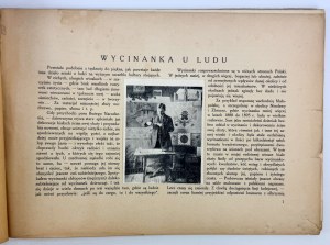 KŁOSOWSKI Karol - Wycinanki - Zakopane 1923