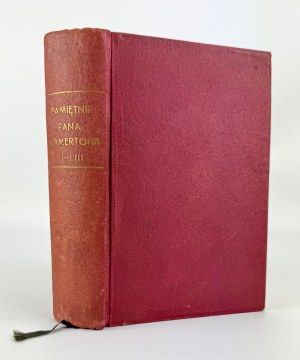 POTOCKI Leon - Pamiętnik Pana Kamertona - Poznań 1869 [komplet w trzech tomach]