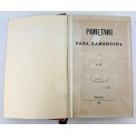 POTOCKI Leon - Memoirs of Mr. Kamerton - Poznań 1869 [complete in three volumes].