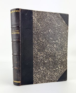 SAPIEHA Leon - Memoirs. From the years 1803 - 1863 - Krakow 1912 [binding].