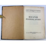 PODHALAŃ ANNUEL - Zakopane 1914-1921