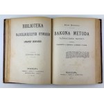 WISZNIEWSKI Michał - Moliere Jan - Charaktery rozmów ludzkich. Bakona Metoda. Szkoła kobiet. Wdowa Agisa - Warszawa 1876 [cztery tytuły w jednym woluminie]