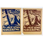 CZARNECKI Władysław - For a summer scouting campaign - Warsaw 1946 [brick, flyer print].