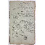 COLLECTION OF DOCUMENTS. Extracts from church metrics related to the city of Częstochowa - 1824