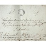ZBIÓR dokumentów - Wyciąg z metryk kościelnych Starego Miasta Częstochowa - 1824 [Parochia Czestochoviaensis Sigillum Ecclesis]