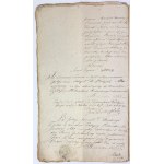 ZBIÓR pięciu dokumentów związanych z Olkuszem, Strzeniawą i Województwem Kaliskim - 1824 [pieczęcie Królestwa Polskiego]
