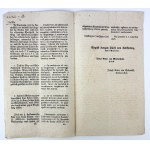Okólnik - Gubernia Galicji - [Powody do budowania u cmentarzów użyte, od opłaty drogowego i mostowego są uwolnione] - Lwów 1828