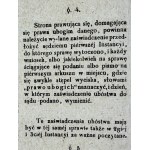 Okólnik - Gubernia Galicji - [Przepisy o uwolnieniu ubogich i nieobecnych na ustawę taxową] - Lwów 1840