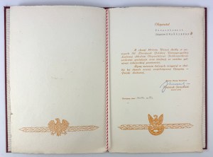 [Signature Jaruzelski] DIPLOM On the occasion of 30 years of service in the ranks of the Armed Forces of the Polish People's Republic - Warsaw 1980