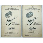 CDV cardboard PHOTOGRAPHY - Set of two photographs - Atelie Maria Lviv