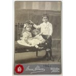 CDV Cardboard PHOTOGRAPHY - Photography of children - Altman Brothers Sosnowiec, Poland