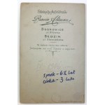 CDV Cardboard PHOTOGRAPHY - Photography of children - Altman Brothers Sosnowiec, Poland