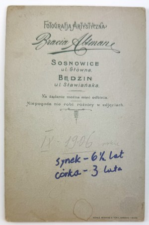 CDV-KARTONOVÁ FOTOGRAFIE - Dětská fotografie - Altman Brothers Sosnowiec