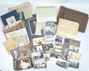 ZESTAW pamiątek po polskim chirurgu - Michał Hładyj [fotografie, dokumenty, kondolencje,]