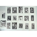 DUDA-GRACZ Jerzy (1941 - 2004) - Set of 17 linocuts from the series "Judaica".