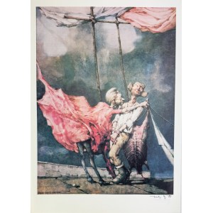 DUDA-GRACZ Jerzy (1941 - 2004) - Danse polonaise - 1987 [reproduction, autographe].
