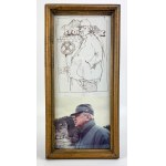 DUDA-GRACZ Jerzy - Self-portrait [pen, photo].