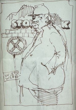 DUDA-GRACZ Jerzy - Autoportret [długopis, zdjęcie]