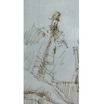 DUDA-GRACZ Jerzy - Esquisse d'un tableau Rêve d'un garçon [stylo].
