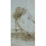 DUDA-GRACZ Jerzy - Esquisse d'un tableau Rêve d'un garçon [stylo].