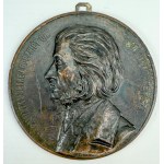 Patriotic PLASTER - Commemoration of the 100th birthday family of Adam Mickiewicz - 1898