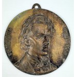 Patriotic PLACETTE - Fr. Chopin 1809-1849 [A.Tyblewski 1926].